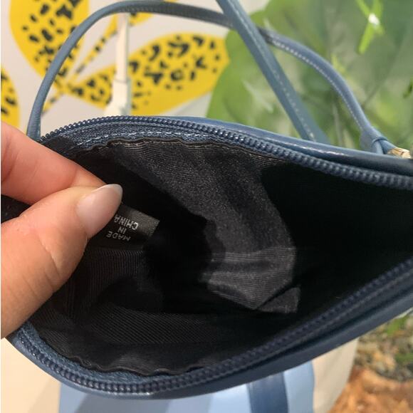 RARE Vintage COACH Distressed Striped Color Block Hobo Shoulder Bag w/ Wristlet - Picture 12 of 16